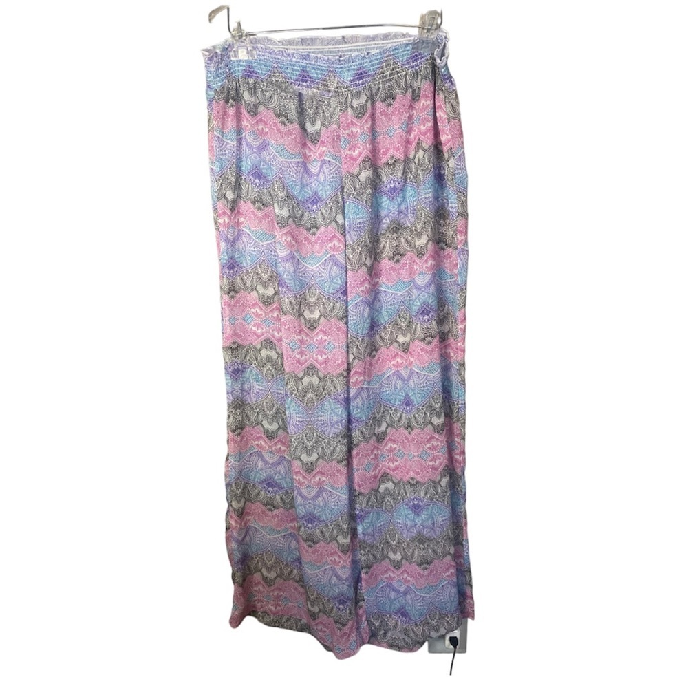 Jessica Simpson Mesh Sheer See Through Beach Cover Up Pants Stretchy